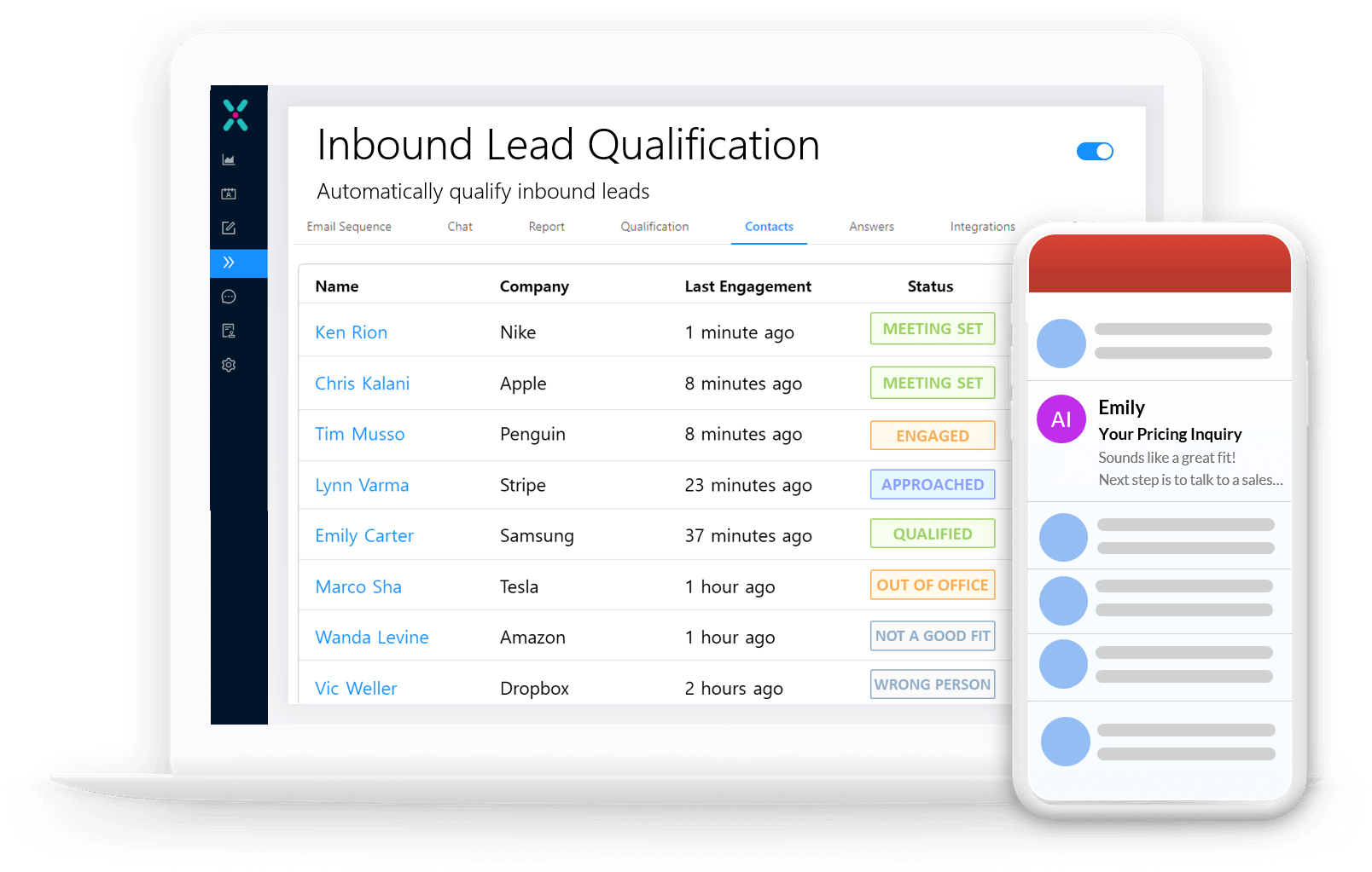 exceed automated followup